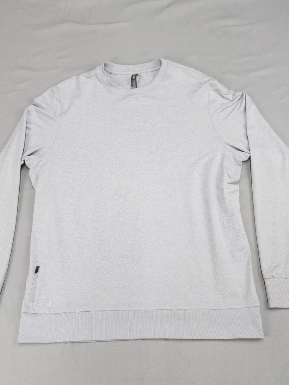 Vuori Ponto Performance Crew Sweatshirt Men's XL Heather Gray Pullover Stretch